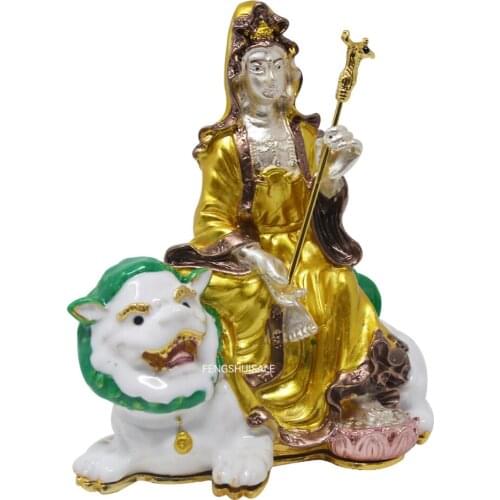 Fengshui Kuan Yin On Snow Lion W Fengshuisale Red String Bracelet W3337