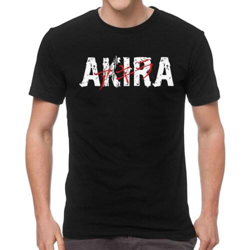 Japan Anime Neo Tokyo Akira T-shirt Men Novelty T Shirt Short Sleeve Cotton Science fiction Manga Tshirt Cool Tee Top
