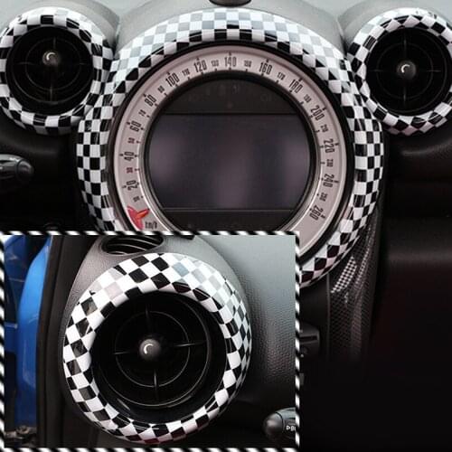 CarDashboard Sides Air Conditioner Vent Decoration Protection Shell Interior Accessories for Bmw MINI Countryman R60 Cooper Car