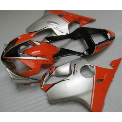 Injection Motorcycle Fairing kit for CBR600 F4I 01 02 03 CBR600F4I 2001 2002 2003 F4I CBR600 Hot Silver red black Fairings set