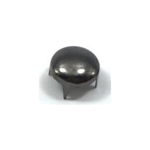 100 Pcs Round Dome Studs Metal Claw Beads Nailhead Punk Rivets With Spikes (7mm)