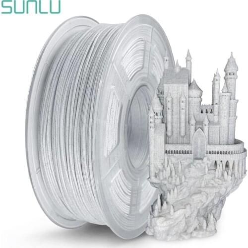 SUNLU PLA Marble Filament 1.75mm 1kg with Spool Plastic PLA 3d Filaments For Over 0.5mm Hotend Sprinkler 3D Printing Material