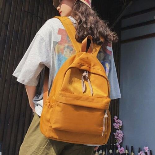 New Backpacks Fashion Multi-Use School Bag Large Capacity Nylon Casual Women Backpack Simple Wild Women Bags For Teenage Girls