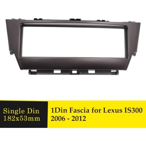 One Din Car Radio Fascia For Lexus IS300 2006 2007 2008 2009 2010 2011 2012 Stereo Fascias GPS DVD Player Installtion Dash Bezel