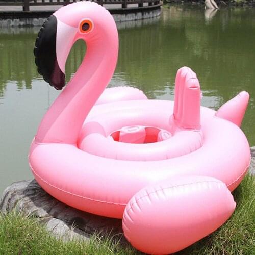 Swimming Seat Inflatable Convenient Flamingo Swimming Ring Swimming Pool Bathing Beach Party Toy