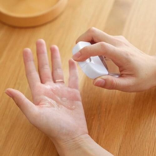 Travel Portable Alcohol Disinfectant Sub-bottle High Pressure Press Spray Bottle Fine Mist Traveling Refillable Bottle Container