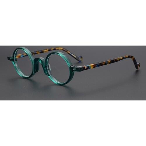 Luxury Acetate Vintage Round Glasses Men Small Myopia Eyeglasses Frame Women Optical Prescription Spectacle Frames Retro Eyewear