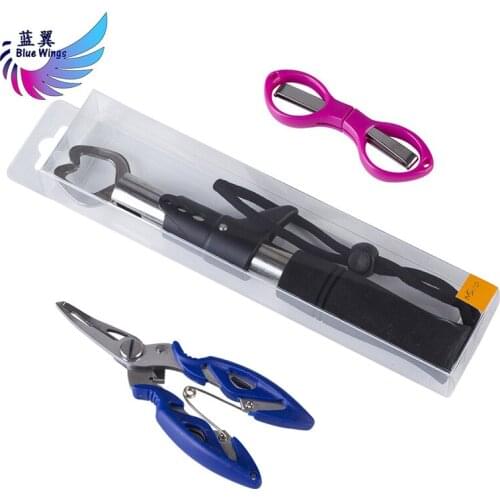 Fish Grip Lip gripper Fishing Pliers Stainless steel Fish Use Scissors set Combo Fishing Tools