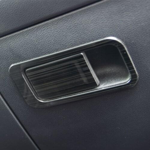 SBTMY Car co-pilot Storage Glove Box Handle Frame Stickers Car Cover Styling 2Pcs/Set For VW Golf 8 MK8 2020 2021 Accessories