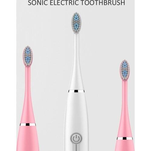 Waterproof Electric Ultrasonic Toothbrush Sonic Brush Clean Oral Hygiene Bathroom Products Fashion Convenient 1Pcs