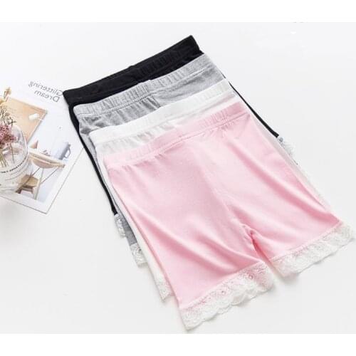 Girls Safety Shorts Pants Underwear Leggings Girls Boxer Briefs Short Beach Pants For Children 3-13 Years Old