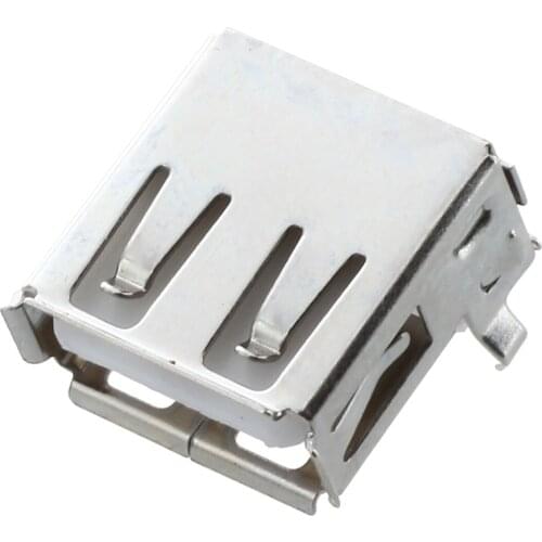 Top quality 10pcs USB Type-A Socket 90-Degree Female Connector Jack for Repair