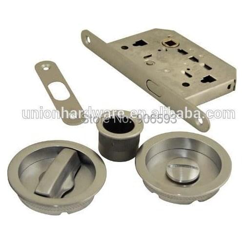 2sets free shipping Modern round shape sliding door lock,hook lock,locks for sliding doors