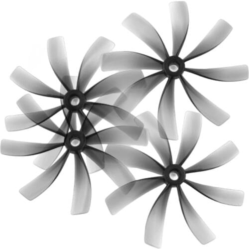 2pair HQ Duct 76MMX8 Cinewhoop 76mm 8-Blade Prop 3Inch Propeller Shaft 5mm Hole M5 PP Paddle for RC FPV Ducted Drone Spare Parts