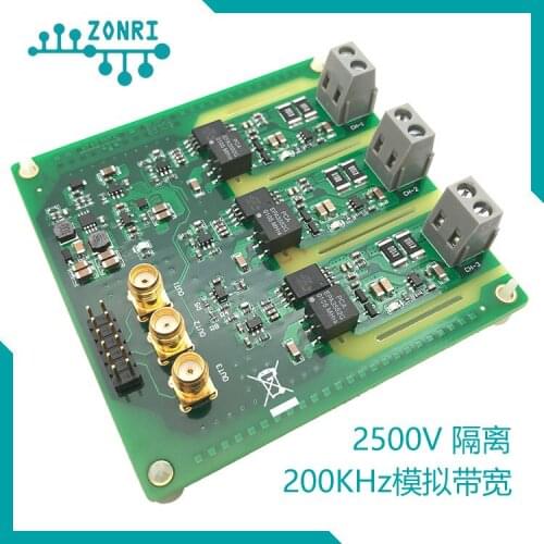 AMC1301 3-channel Isolated Current Acquisition Module 200KHz Bandwidth Three-phase Motor Analog Isolation