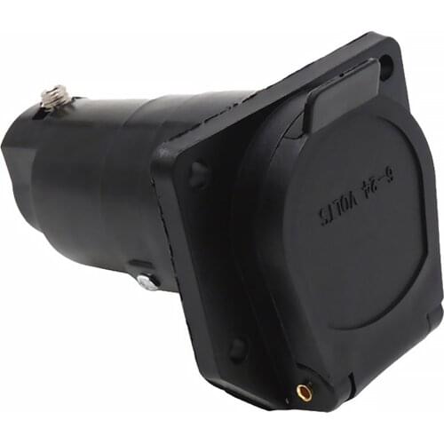 1pc Trailer Adapter Reusable Easy to Install Waterproof Professional Durable 7 Pins Trailer Adapter for Vehicle Trailer Limo A30