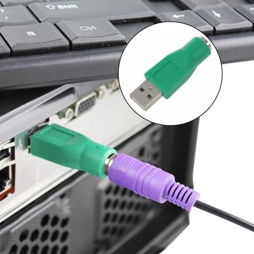 1 pc PS / 2 Female To USB Male Adapter Converter For Keyboard pin Mouse USB to 6 Din Female Mini male PS2 V5A6