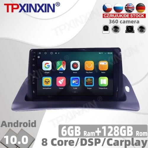 128G Android10 PX6 For Renault Kangoo 2015 + Car Radio Multimedia Video Player Navigation GPS Accessories Auto 2 din 2din No DVD