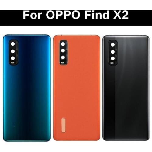 For OPPO Find X2 Battery Back Cover Back Glass Case Rear find x 2 Housing Door For Oppo CPH2023 Find X2 Battery Cover