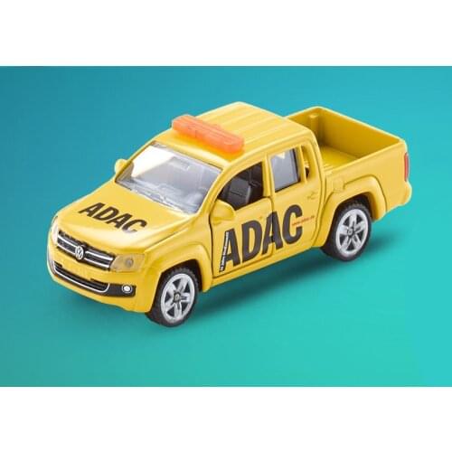 1:55 Scale Volkswagen ADAC Pick-up Truck Toy Car Siku 1469 Diecast Metal Model Educational Collection Gift For Children