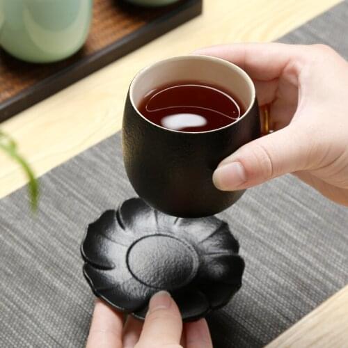 Ceramic Tea Cup Retro Creative Porcelain Tea Cup Household Coffee Cup Milk Cup Chinese Kung Fu Cup 180ml