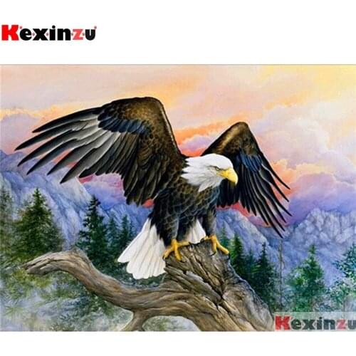 KEXINZU Full Square/Round 5d Diamond Painting-Flying eagle-3d Embroidery Cross Stitch Mosaic Full Picture Of Rhinestone Decor Y1