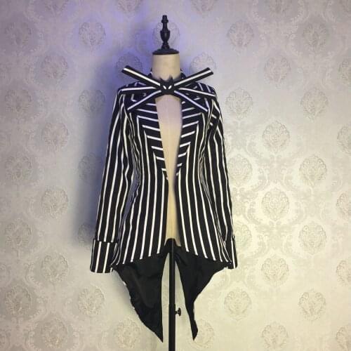 The Nightmare Before Christmas Jack Skellington Cosplay Costume Coat +pants
