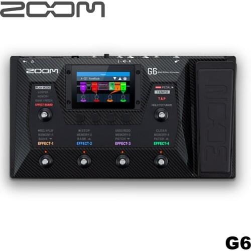 THE ZOOM G6 Zoom Multi Effect Processor (G6) MULTI-EFFECTS GUITAR PROCESSOR IN A CLASS OF ITS OWN