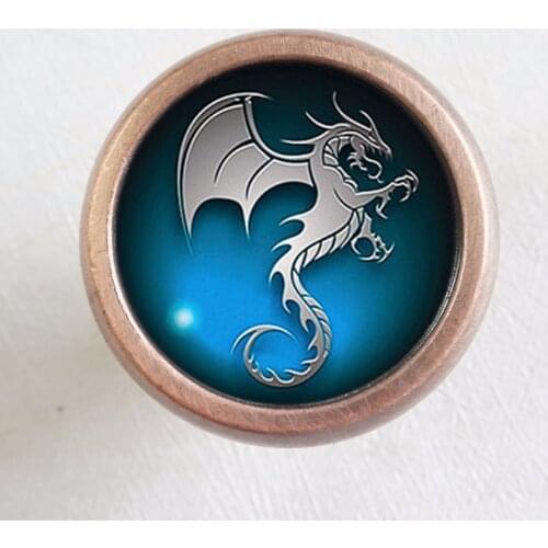 Dragon Design Pull Handle Dresser Drawer Knobs Vintage Style DIY Knobs Cabinet Handle Door Handle Modern Furniture Hardware