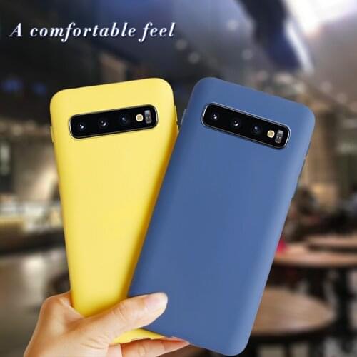 Silicone Case For Samsung Galaxy S10 Plus Back Cover Phone Case For Samsung Galaxy S10+ S10 Plus Funda Capa For Samsung S10 Plus
