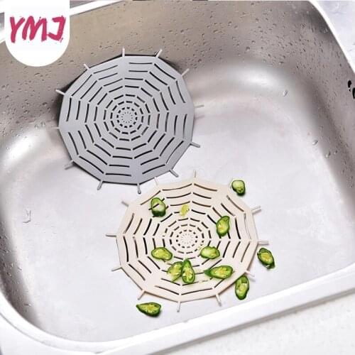 1Pc Rubber Circle Drains Silicone Sink Strainer Filter Water Stopper Floor Drain Hair Bathtub Plug Bathroom Kitchen Deodorant