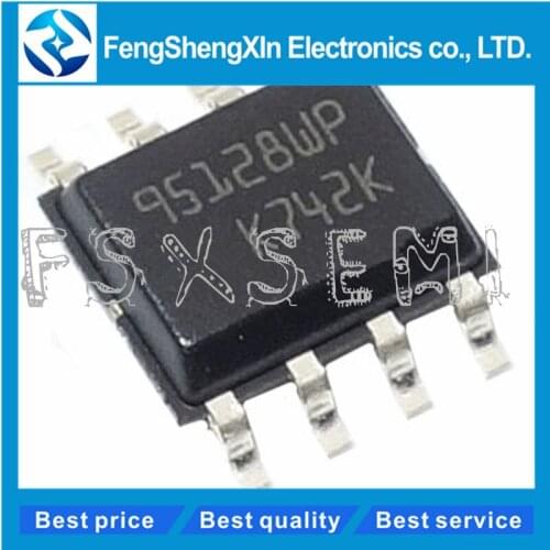 10pcs/lot M95128-WMN6TP 95128WP SOP-8 Memory chip