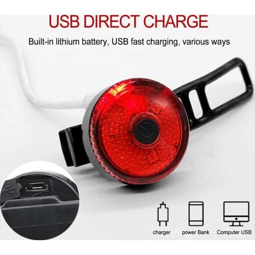 2PCS Bicycle USB Dimmable Rechargeable Bike Front Rear Lights LED Bicycle Riding Lamp Waterproof Headlight & Taillight Hot Sale