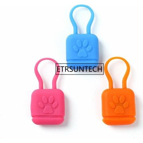 50pcs LED Flashing Pedant Night Light Mini Pet Safety Night Light Pendant Dog Cat Puppy LED Flashing Pedant