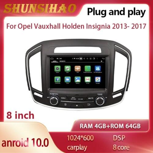 Car Multimedia Radio For 8 inch Opel Vauxhall Holden Insignia 2014- 2017 head unit navigator Video player headunit android 10