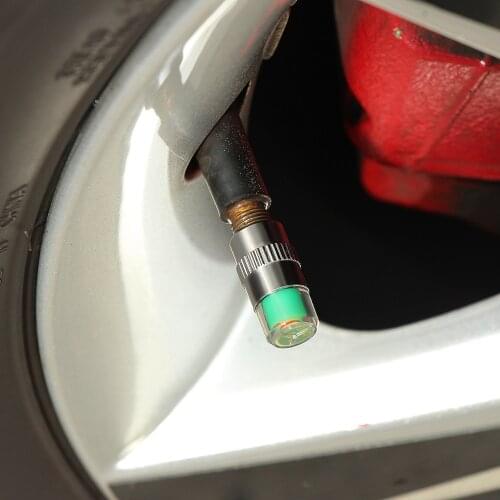 Car Tire Pressure Monitor Valve Stem Cap Sensor Indicator 3 Color Alert For Nissan Qashqai Juke Shiro Pathfinder Leaf X-Trail
