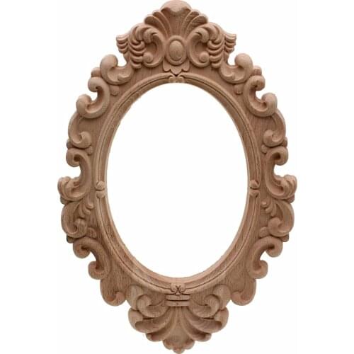 Picture Frame Wood Crafts Log Slices Discs Cutout Circle Large Decor Wooden for Wedding DIY Home Decoration Accessories Figurine