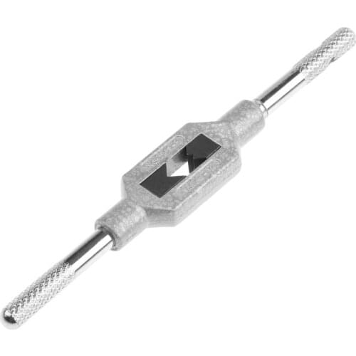 DRELD Adjustable Tap Wrench for 1/16-1/4" M1-M8 Thread German Standard Handle Tap Tapping Reamer Tools for Metalworking