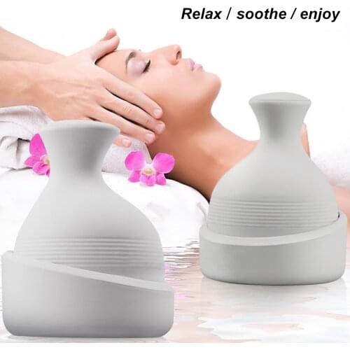 Electric Scalp Massager Head Scraper with Tissue Kneading Node Vibration Massage is Suitable for Muscle Back Shoulder Pain