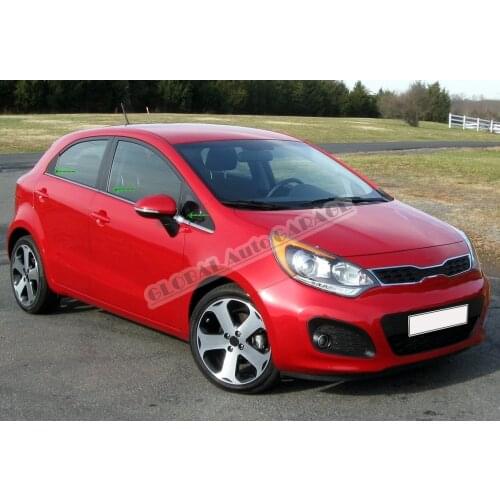 For Kia Rio 3 Hatchback 2011-2016 Chrome Window Moulding Window Frame Framework Auto Accessory Diffüser Spilitter Car-styling