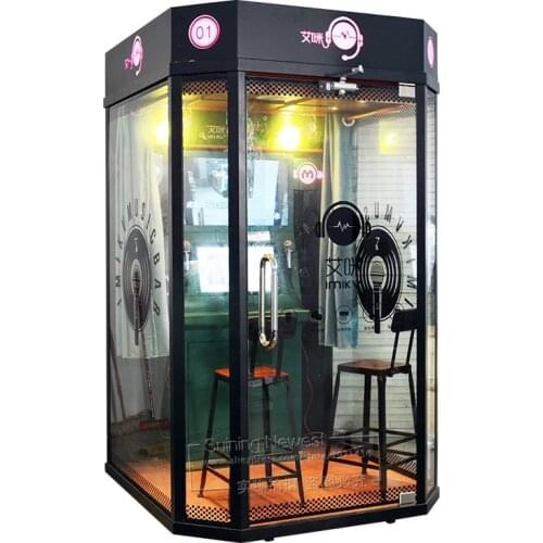 Shopping Center Game Hall Jukebox Music House Soundproof Room Karaoke Booth Singing Simulator Arcade KTV Cabinet Game Machine