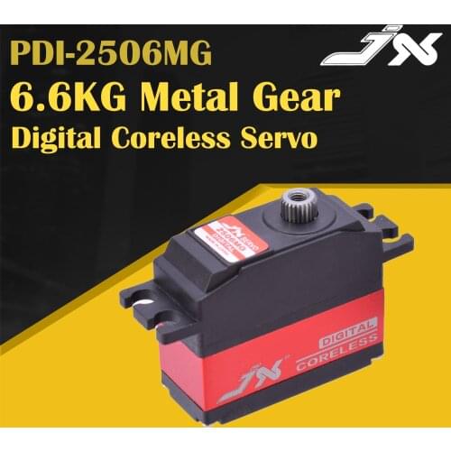 JX PDI-2506MG 6.6KG Metal Gear Digital Coreless Servo For WLtoys 12428 RC Car 450 500 Helicopter Fixed Wing Airplane part
