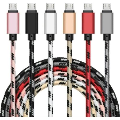 Micro USB Cable Fast Charging Mobile Phone Microusb Charger Cables for Sumsung Galaxy S6 S7 Xiaomi Huawei Android Tablet 300pcs