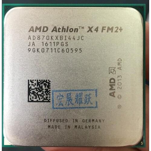 PC computer AMD Athlon X4 870K X870K FM2+ Quad-Core CPU 100% working properly Desktop Processor