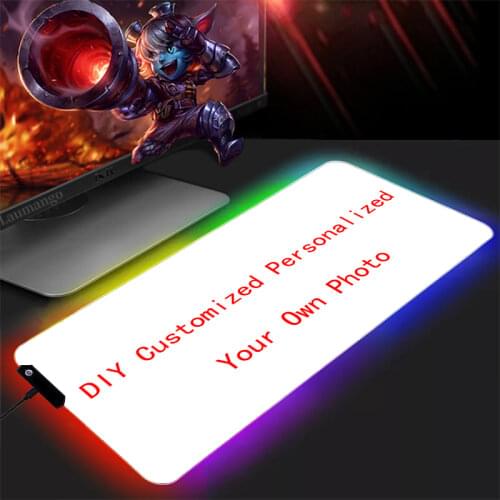 RGB Cartoon DIY Custom Customized Personalized Your Own Photo Mouse Pad Anime Gaming Accessories Keyboard Desk Mat LOL Mousepad