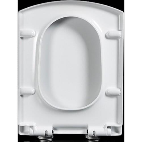 Toilet Lid Multifunctional Universal Silent Slow Down Compression And Wear Resistance 1pcs Square