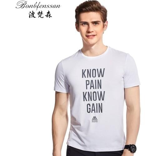 2020 men Running T-shirts Quick-drying hiking t-shirt Sports print letter Short Sleeve tops Slim Fitness Bodybuilding men 5703A