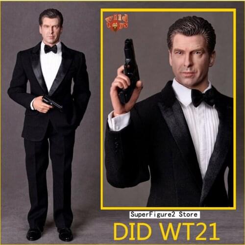 DID WT21 1/6 MI6 Special Agent Paul Agent 007 Bond Pierce Brosnan 12-inch action figure model toy