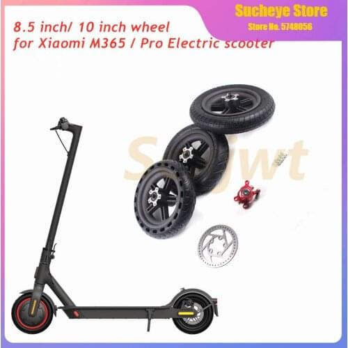 Upgrade 10 Inch Air Wheel 8 1/2x2 Solid Wheel Tyres for Xiaomi Mijia M365 MI Scooter Pneumatic Tyre Wheel Accessories Durable