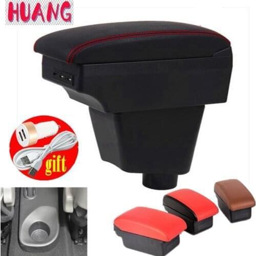 For Renault Clio 4 Captur Armrest For Renault Captur armrest box accessories Storage box with cup holder ashtray with USB 2015